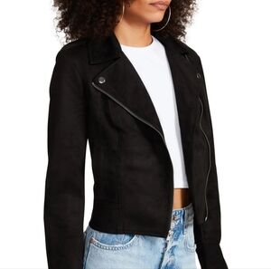 Steve Madden Women's Black Suede Jacket